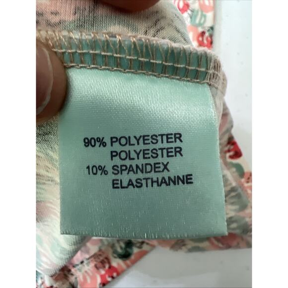 Louie Lucie dress retro floral drape front large stretch fit and flare - Picture 7 of 9